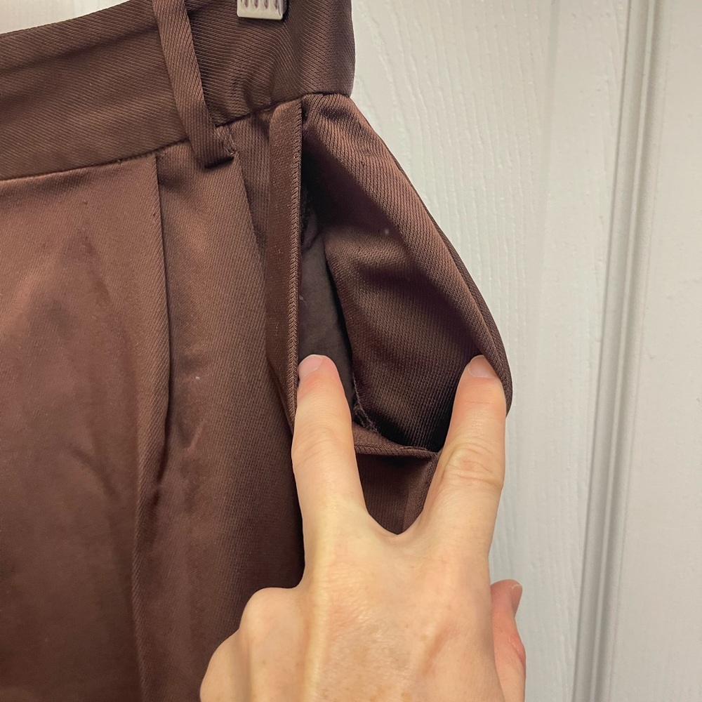 Favorite Daughter Brown High Rise Trousers - Picture 8 of 12